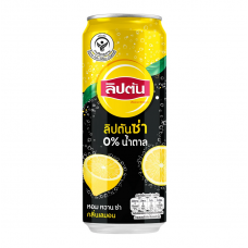 Lipton Sparkling Lemon No Sugar 325ml. Pack 6