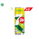 7Up Lemon Soda No Sugar 325ml. Pack 6