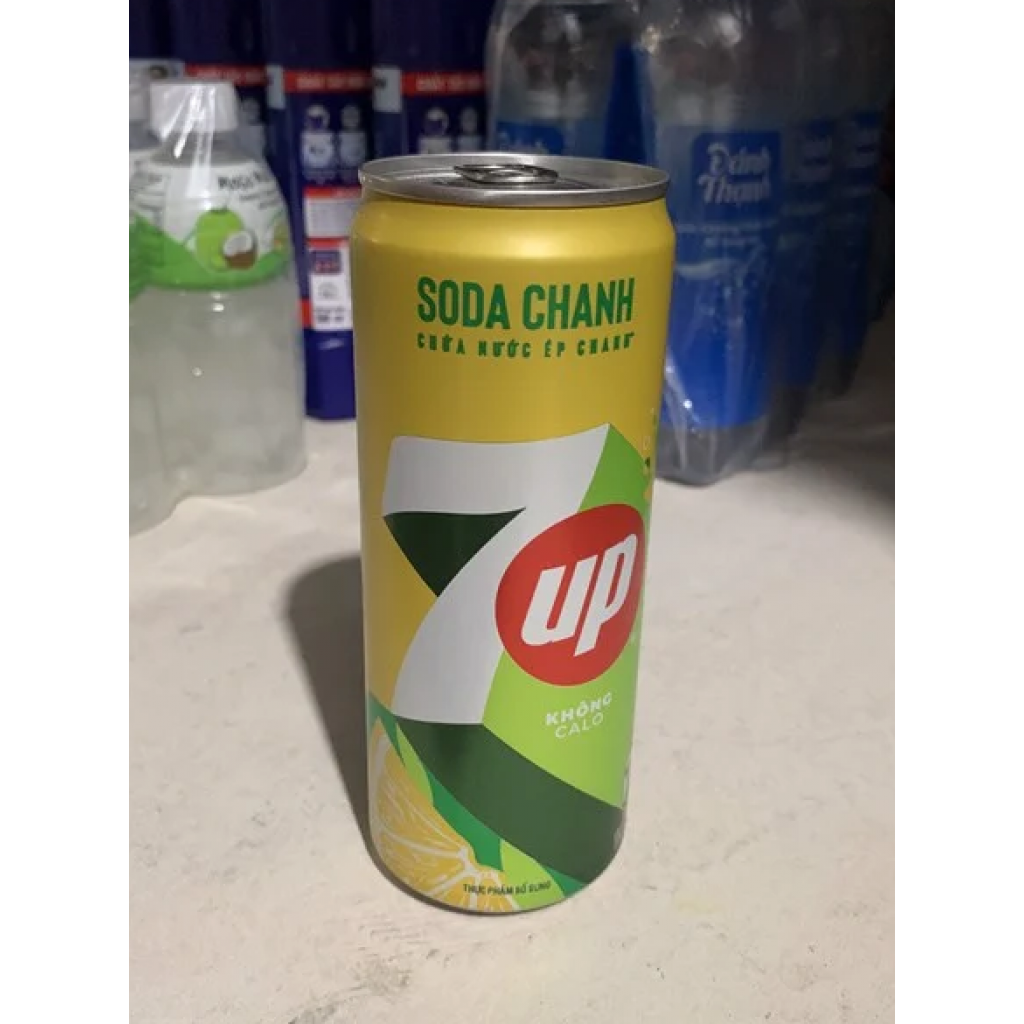 7Up Lemon Soda No Sugar 325ml. Pack 6