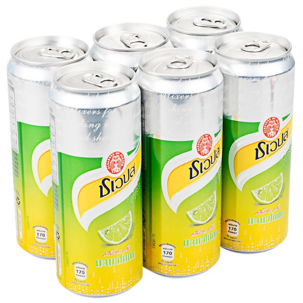 Schweppes Lime Soda 330ml. Pack 6