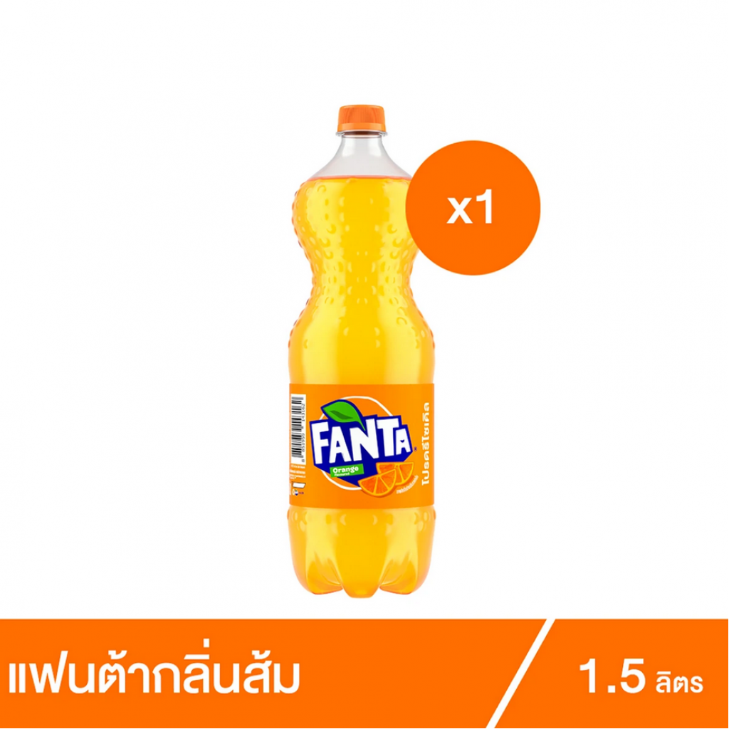 Fanta Orange Flavored Soft Drink 1.5ltr.