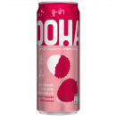 OOHA Lychee and Yogurt Flavoured Soda Zero Sugar 330ml.