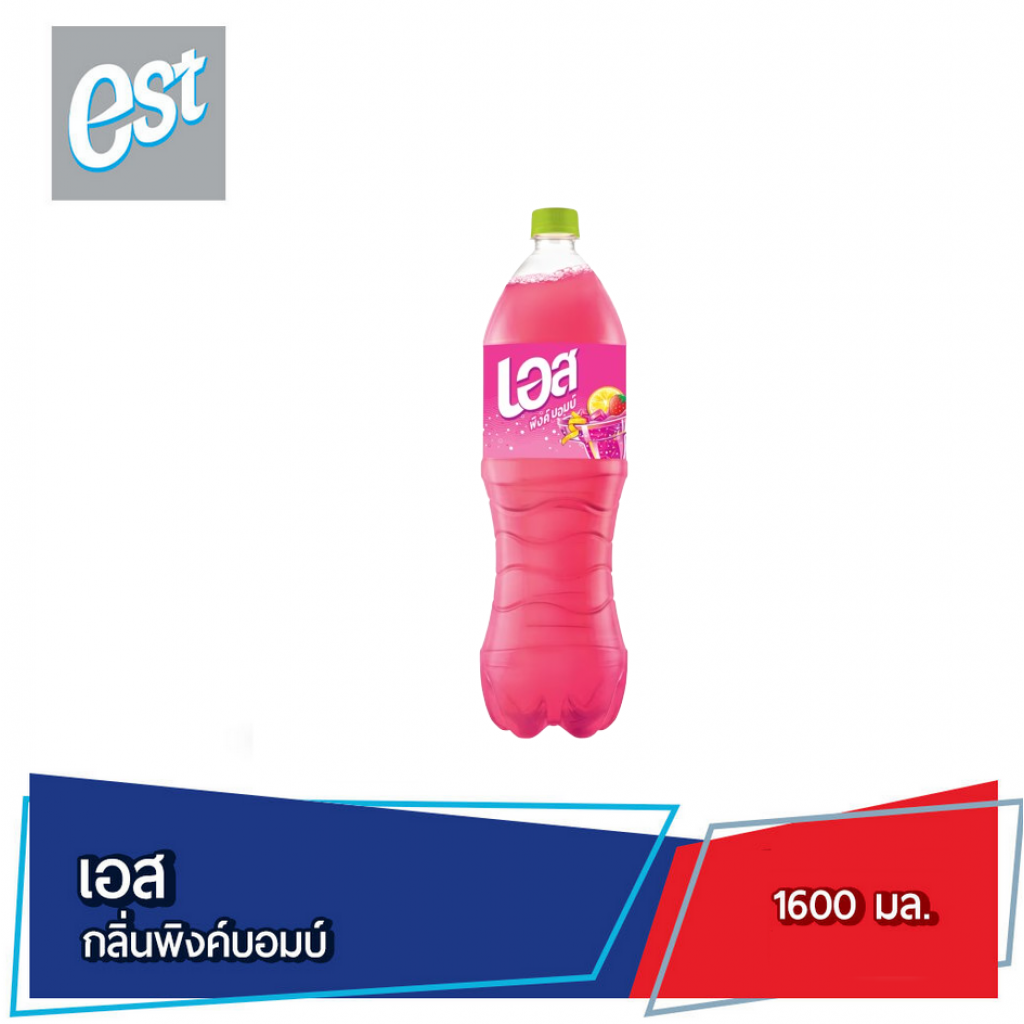 Est Pink Bomb Strawberry Lime 1.6ltr.