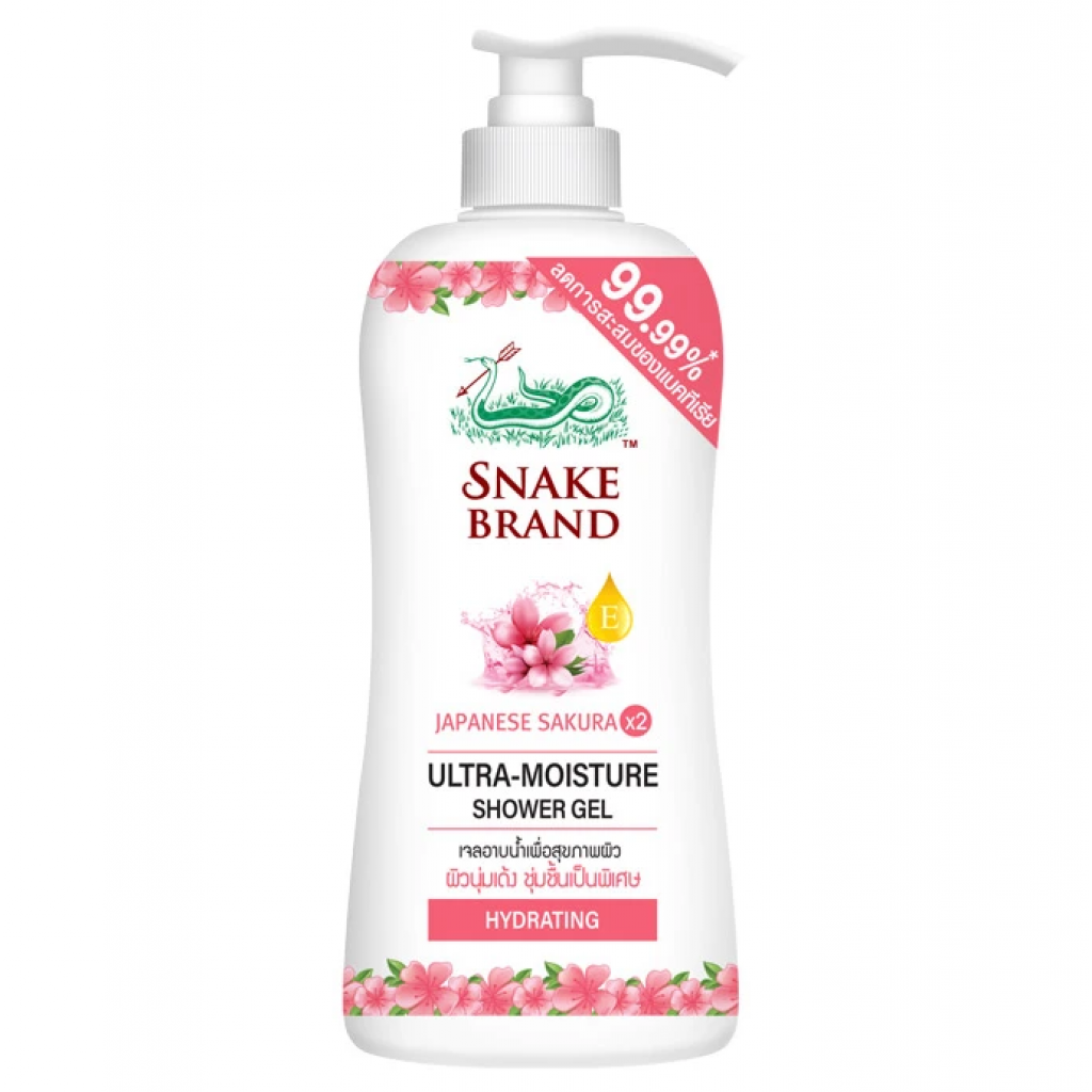 Snake Brand Shower Gel Ultra Moisture 450ml.