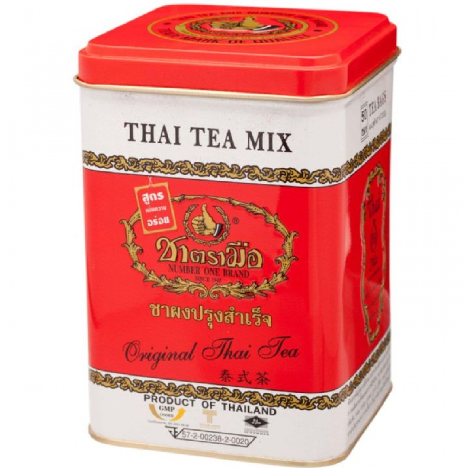 Hand Thai Black Tea Red Lebal 4g. Pack 50