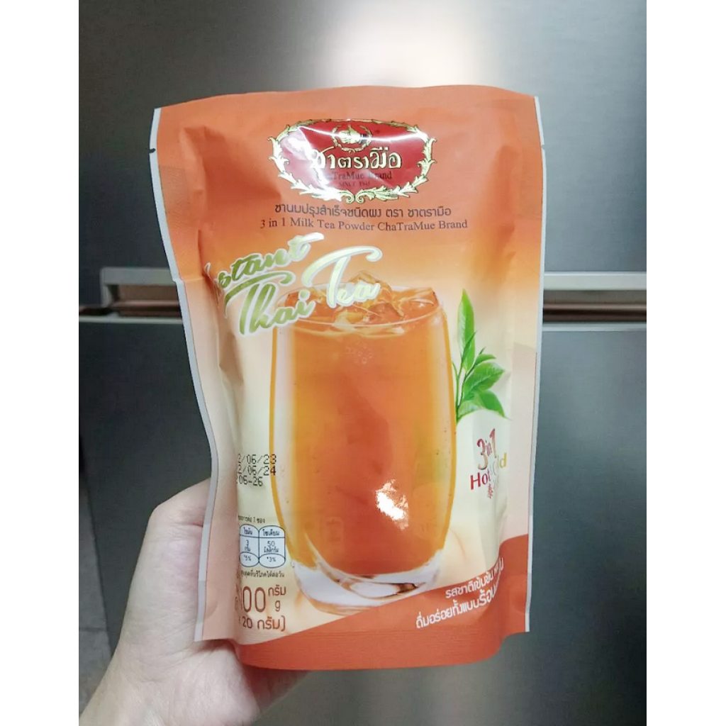 Hand Thai Instant Thai Tea 20g. Pack 5sachets