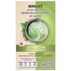 Boncafe Instant Matcha Green Tea Powder Mixes 30g. Pack 5