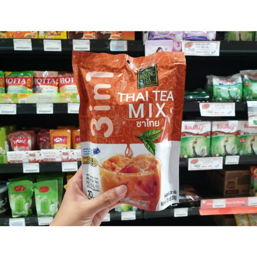 Ranong Tea Instant Thai Tea Mix 20g. Pack 10sachets