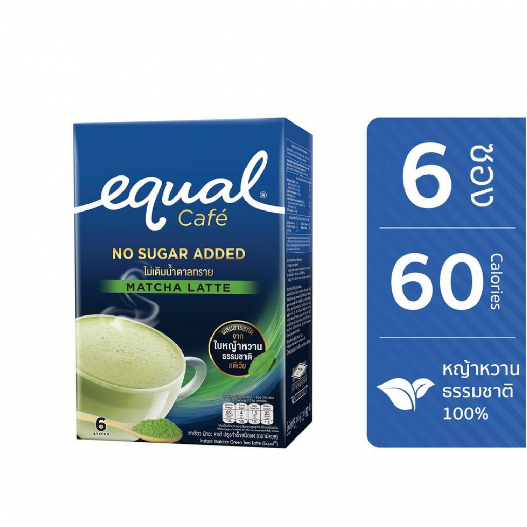 Equal Instant Matcha Green Tea Latte 90g. 6sachets