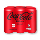 Coca Cola Coke No Sugar Can 325ml. Pack 5 Free 1