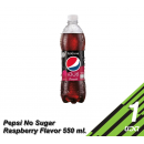 Pepsi No Sugar Raspberry Flavor 550ml.