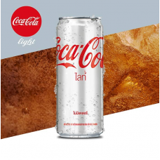 Coca Cola Coke Light Soft Drink 325ml. Pack 24