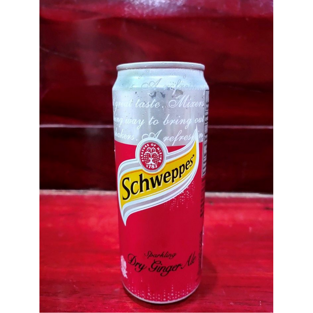 Schweppes Sparkling Dry Ginger Ale 330ml. Pack 6