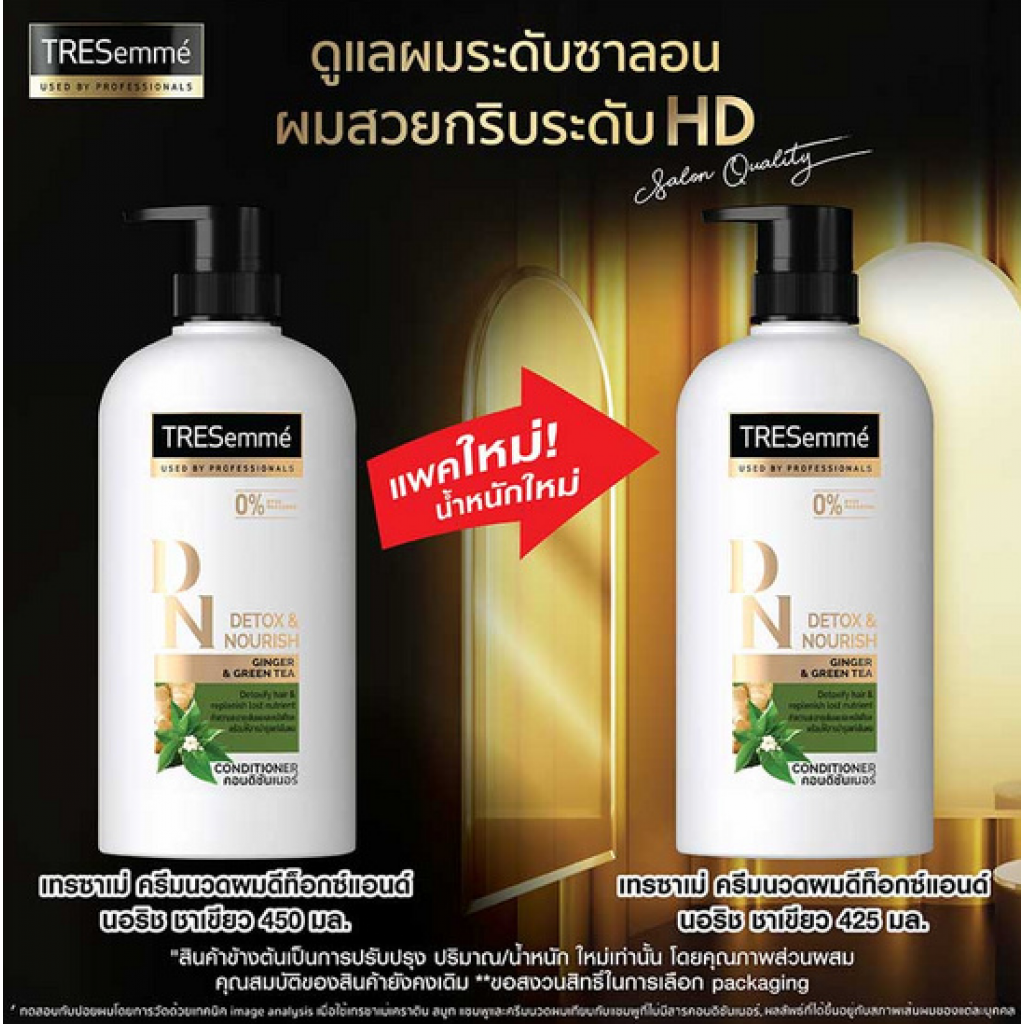 Tresemme Detox And Nourish Hair Conditioner 400ml.