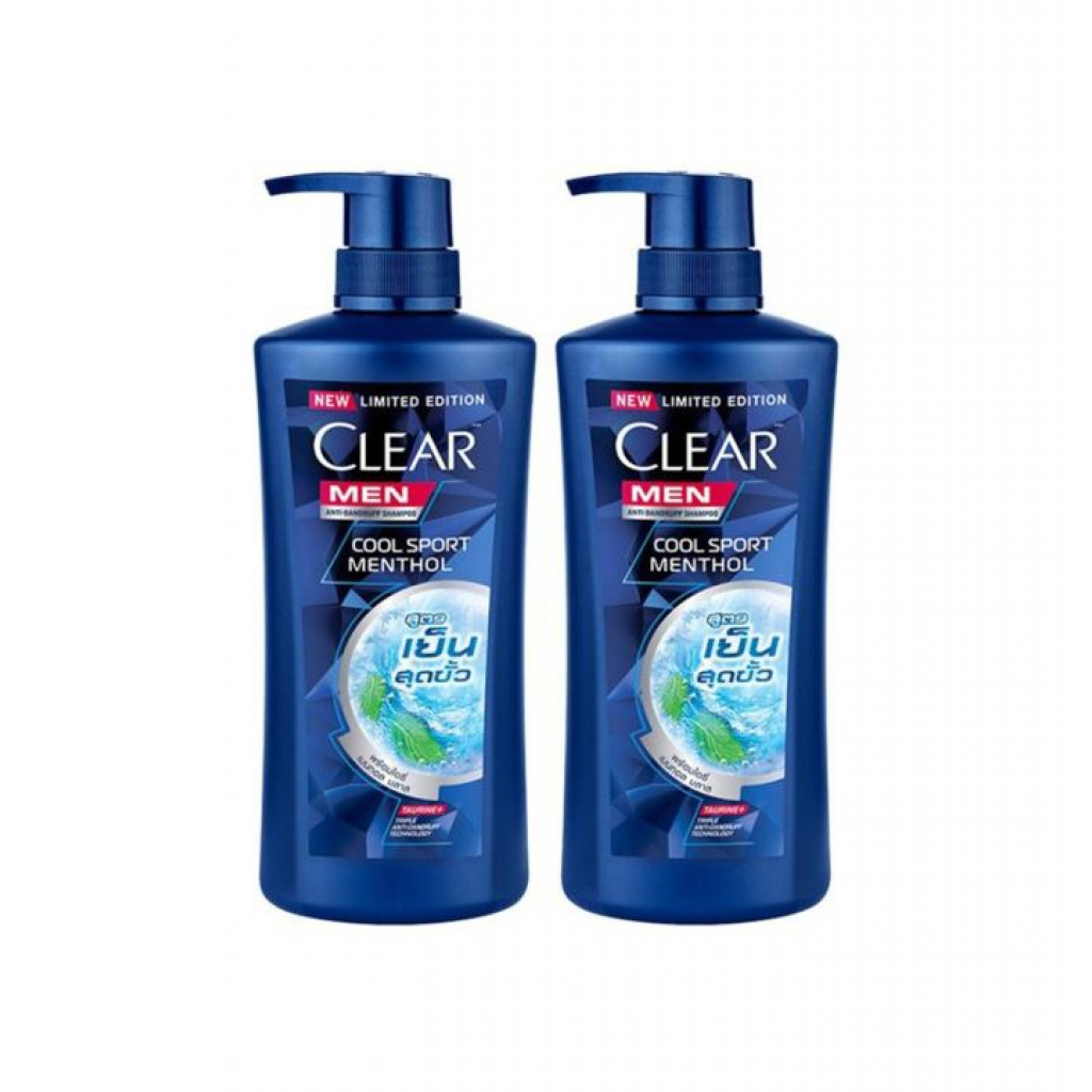 Clear Men Cool Sport Menthol Shampoo 600ml.