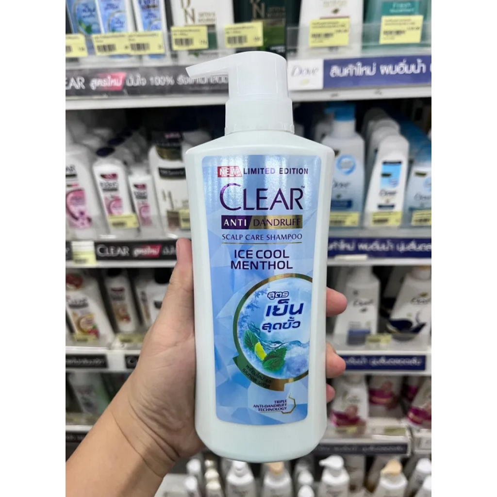 Clear Ice Cool Menthol Shampoo 400ml.