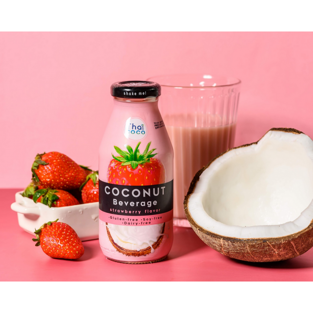 Coconut milk Beverage Strawberry flavor 280 ml