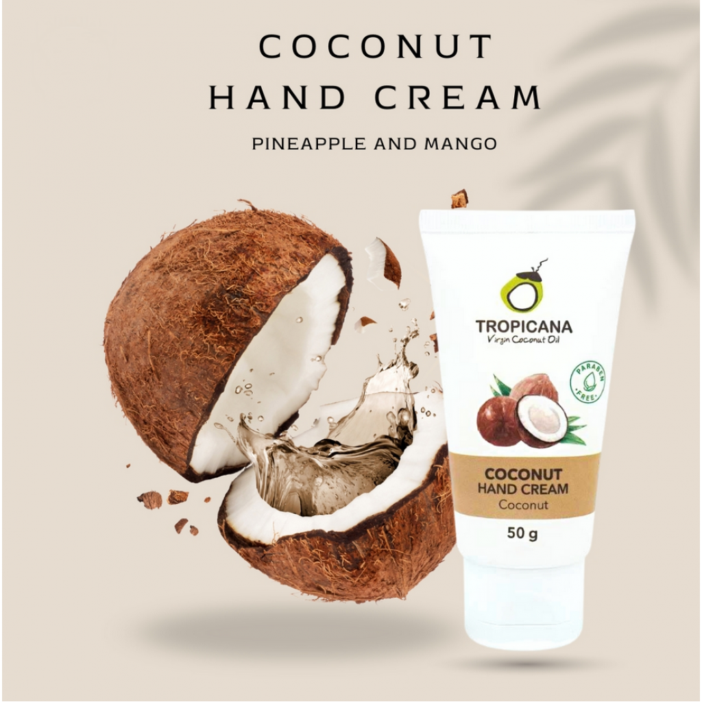 Tropicana Coconut Coconut Oil Hand Cream 50g.