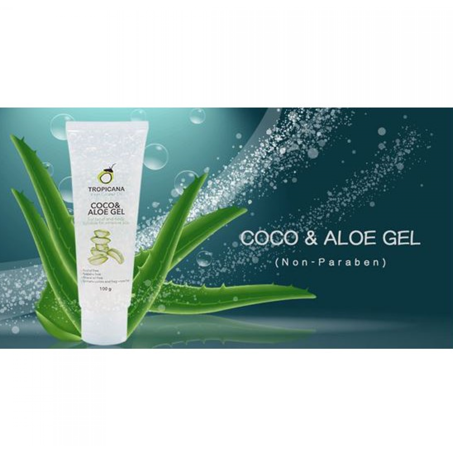 Tropicana Coconut Oil and Aloe Vera Gel 100g