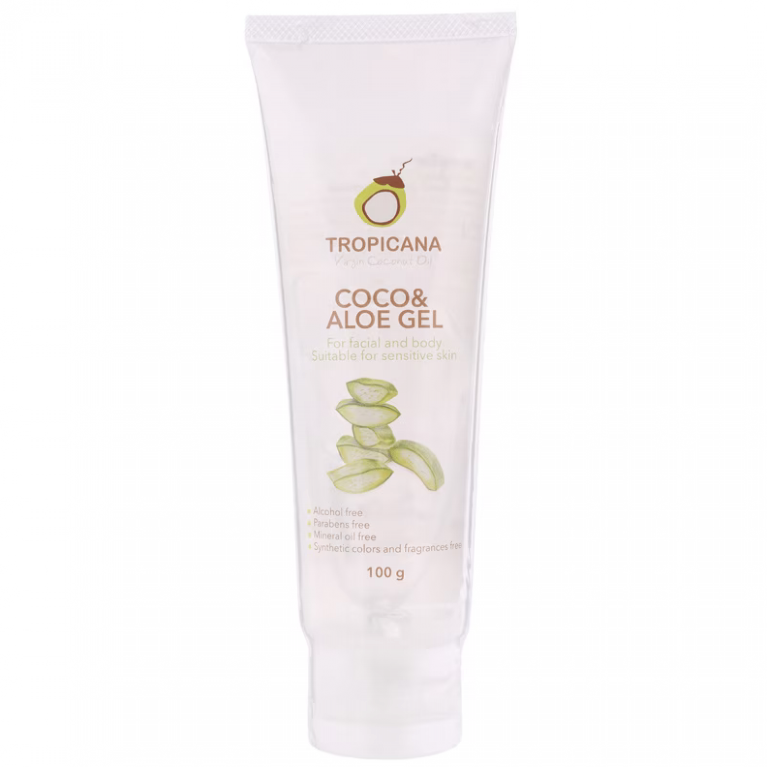 Tropicana Coconut Oil and Aloe Vera Gel 100g