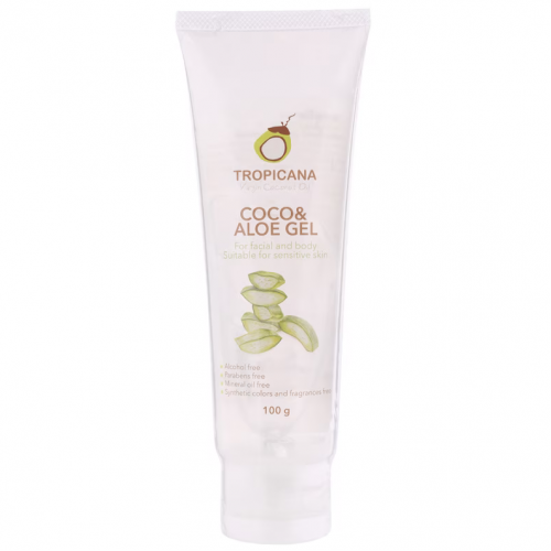 Tropicana Coconut Oil and Aloe Vera Gel 100g