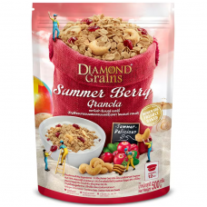 Diamondgrains Granola Summer Berry 500g.