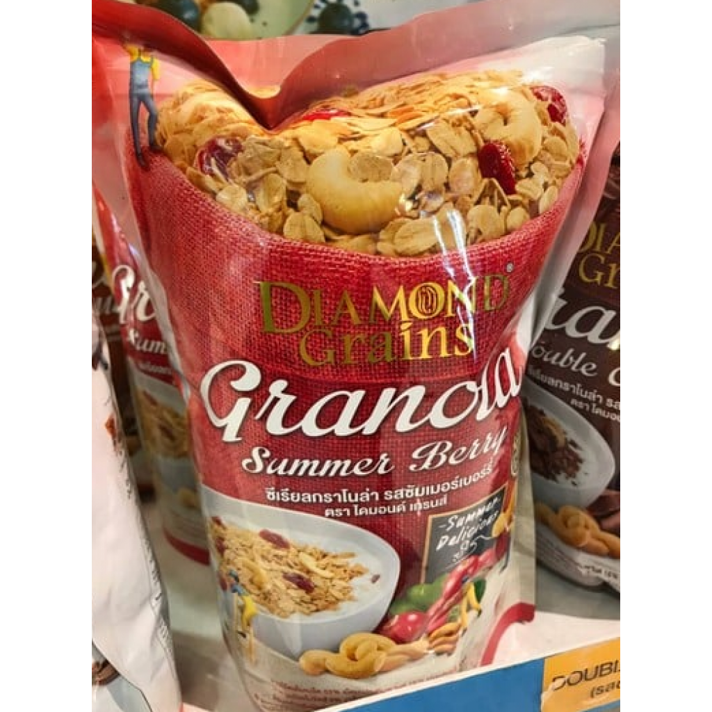 Diamondgrains Granola Summer Berry 500g.