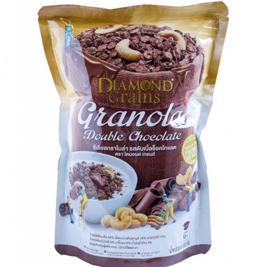 Diamondgrains Choco Banana Granola 500g.