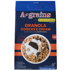 A Grains Granola Cookies and Cream 225g.