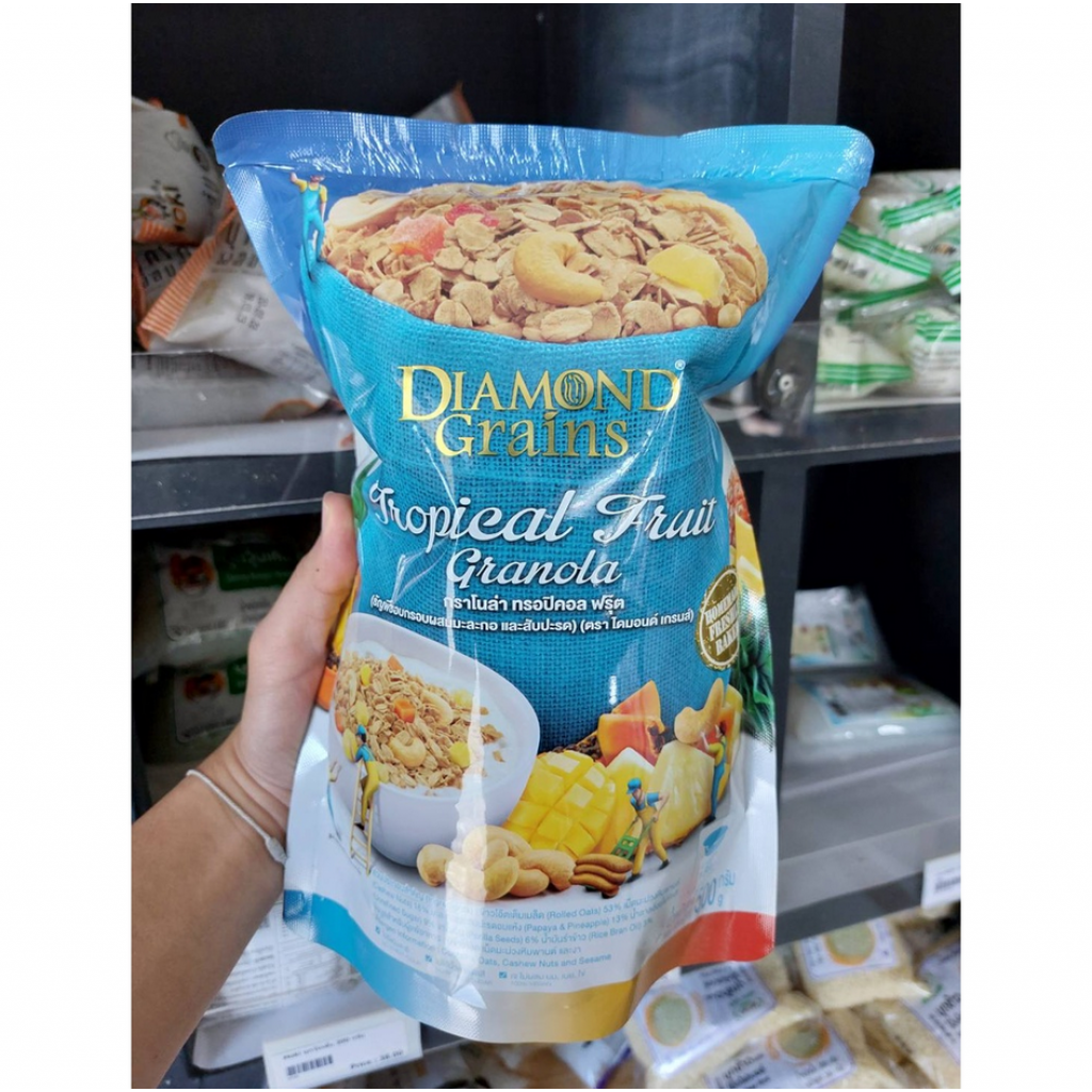 Diamondgrains Tropieal Rich Granola 220g.