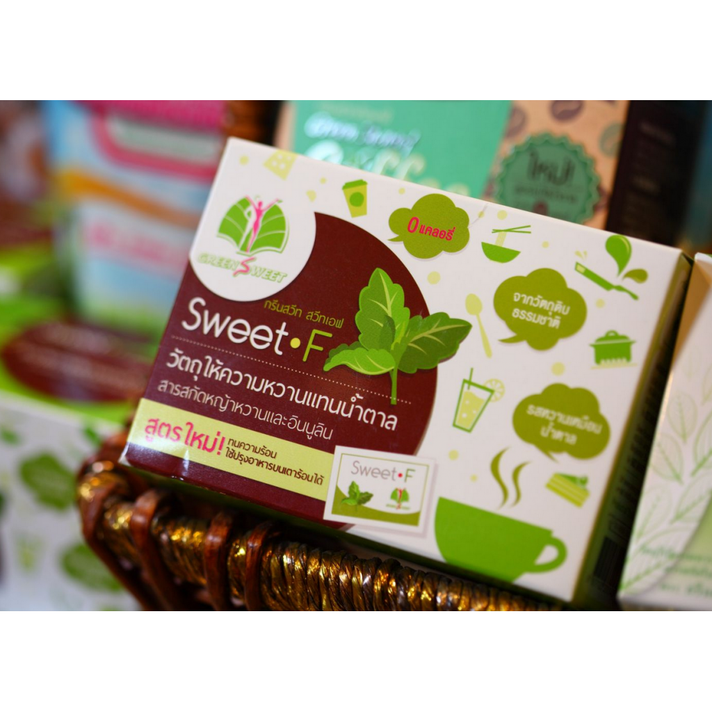 Green Sweet Sweet F Stevia Sweetener Sweet F Pack 30sachets