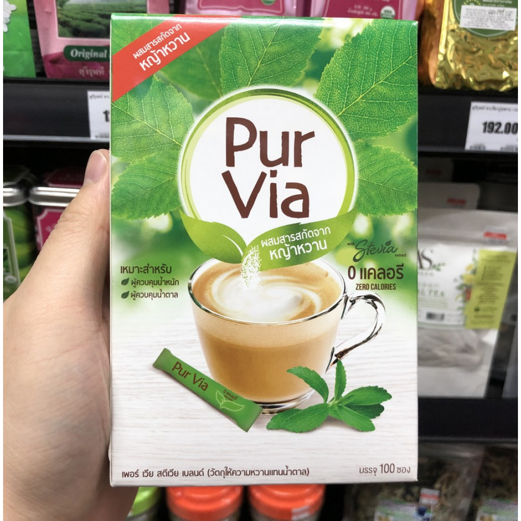 Purvia Sweetener With Stevia Extract Pack 40sachets