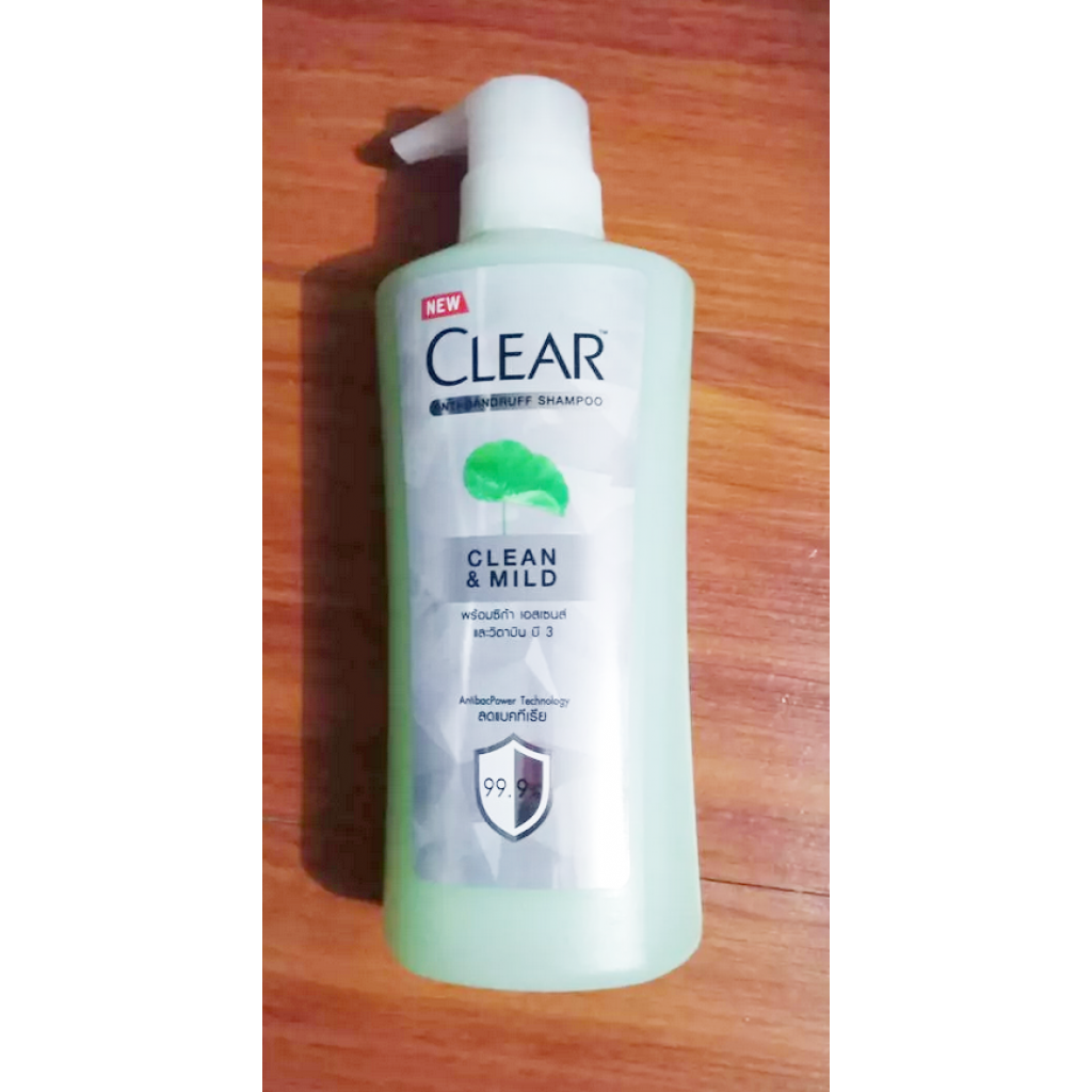 Clear Anti Dandruff Clean and Mild Shampoo 400ml.