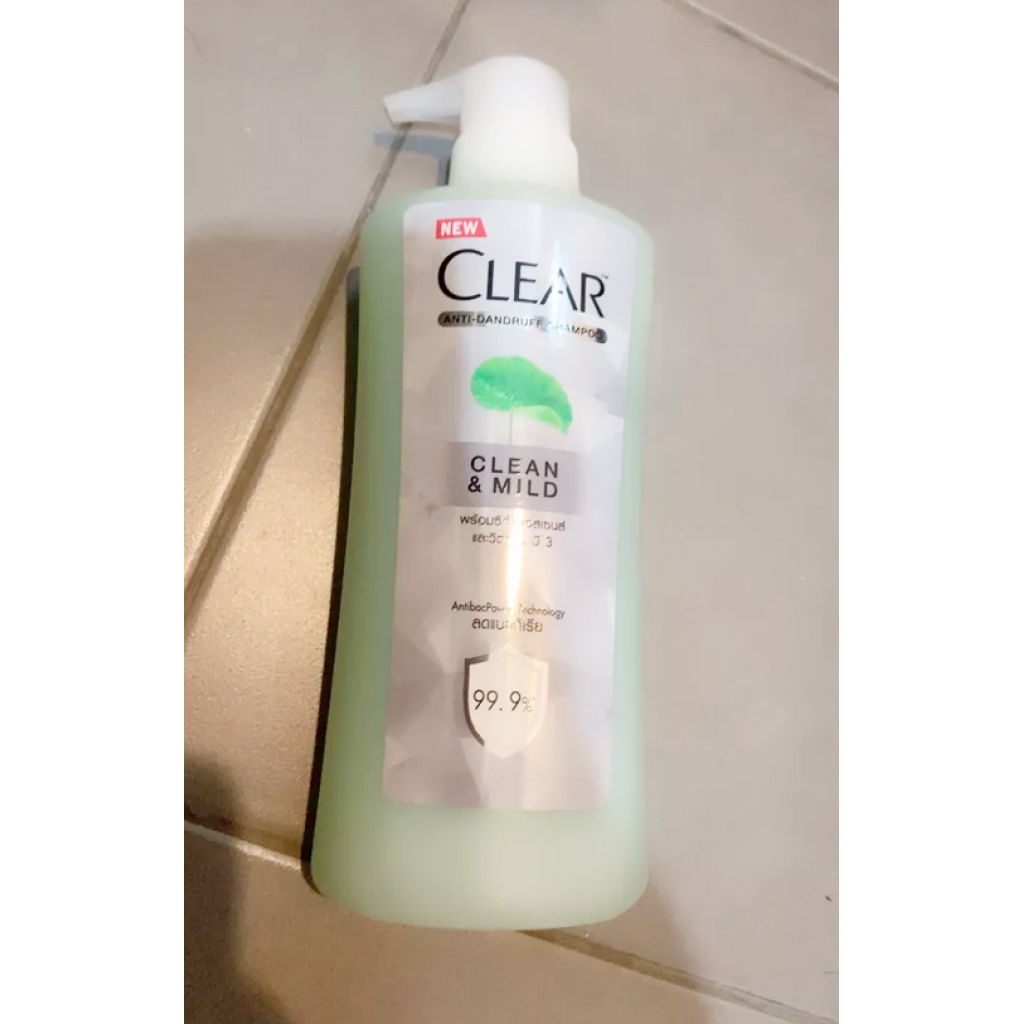 Clear Anti Dandruff Clean and Mild Shampoo 400ml.