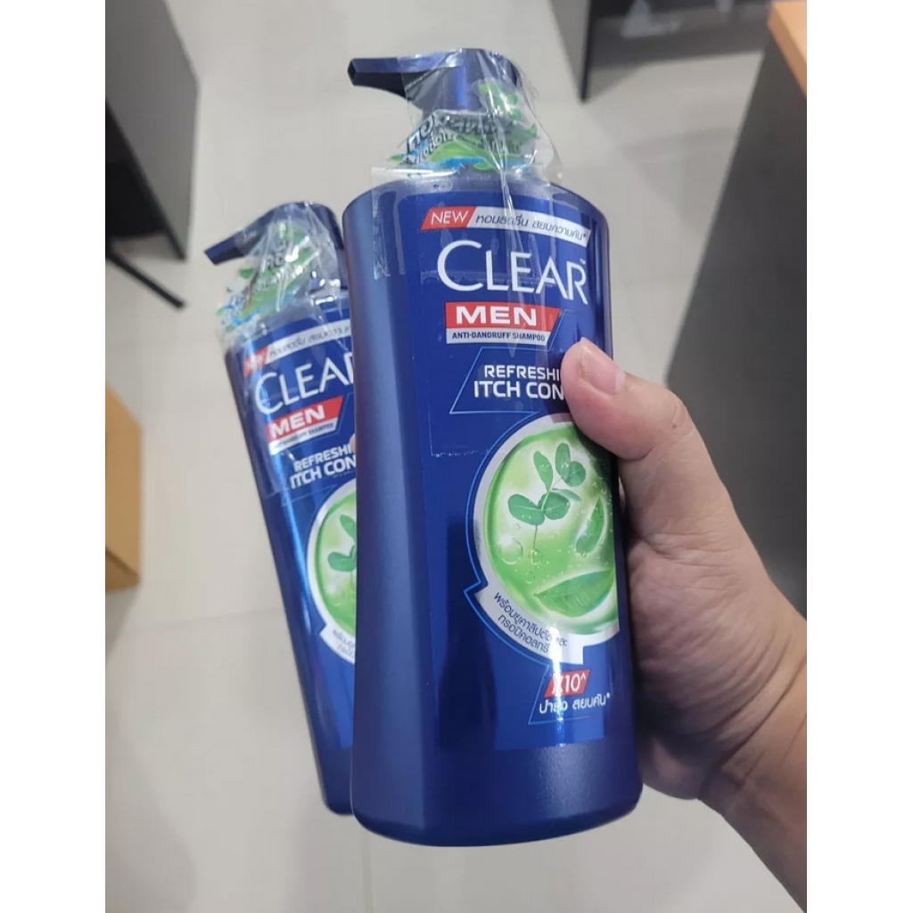 Clear Men Refreshing Itch Control Shampoo 390ml.