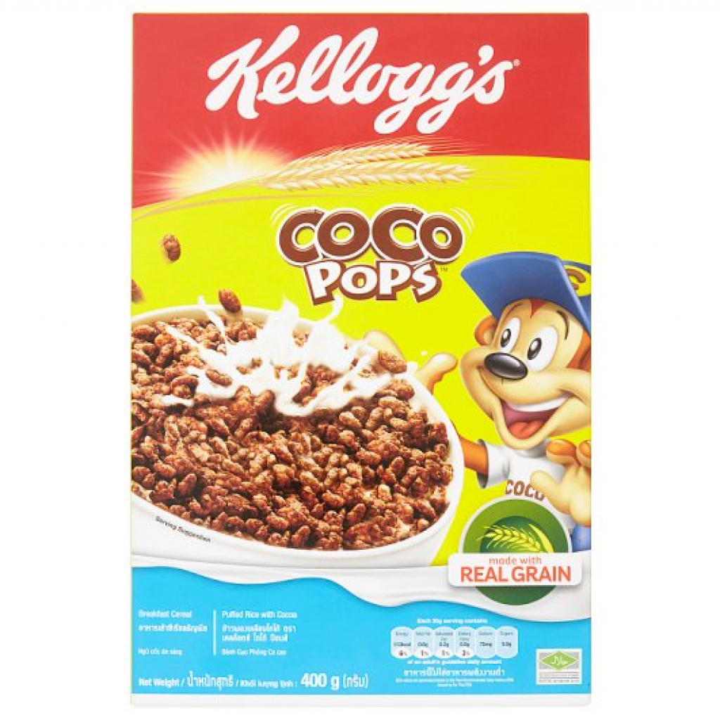 Kelloggs Cereal Coco Pops 350g.