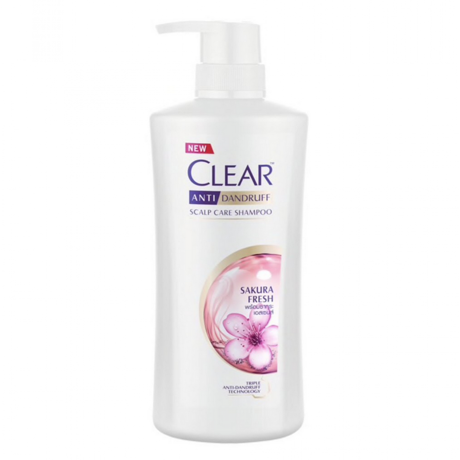 Clear Sakura Fresh Anti Dandruff Scalp Care Shampoo 370ml. 1Free1