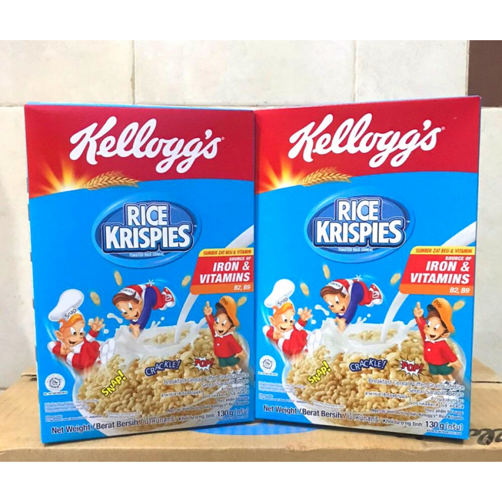 Kelloggs Rice Krispies Breakfast Cereal 130g.