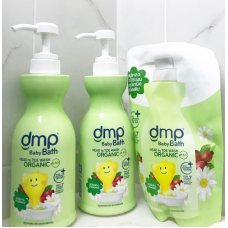 Dmp Rosehip and Chamomile Organic P.H.5.5 Hair Body Bath 480ml.