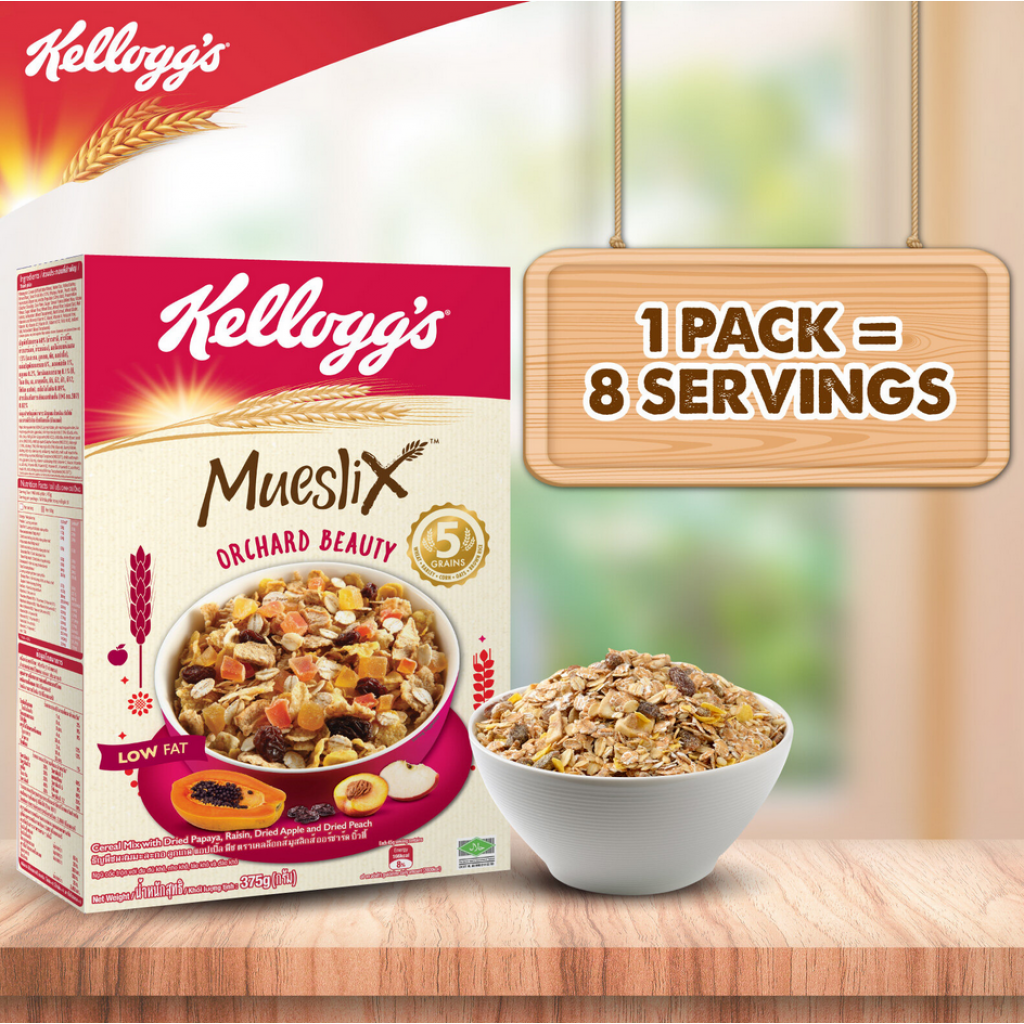 Kelloggs Muesli Orchard Beauty 355g.