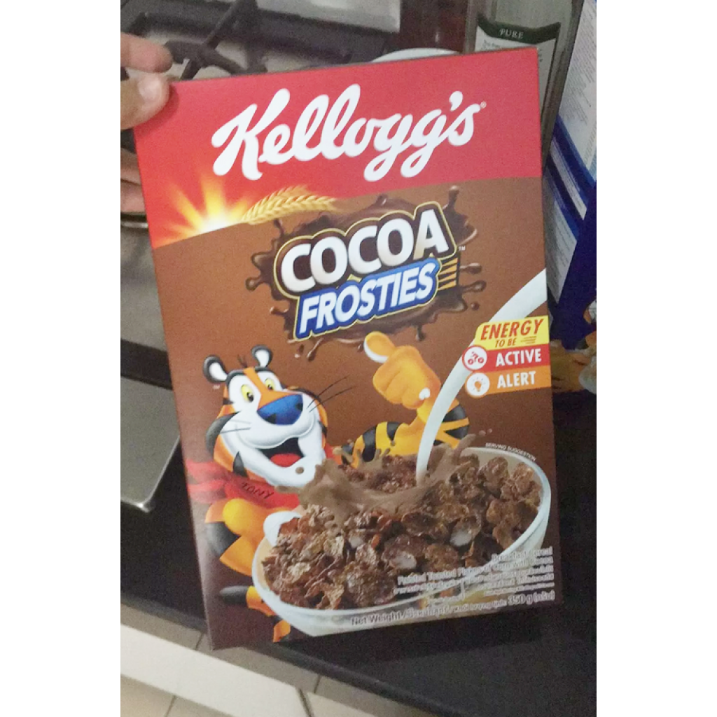 Kelloggs Cereal Cocoa Frosties 350g.