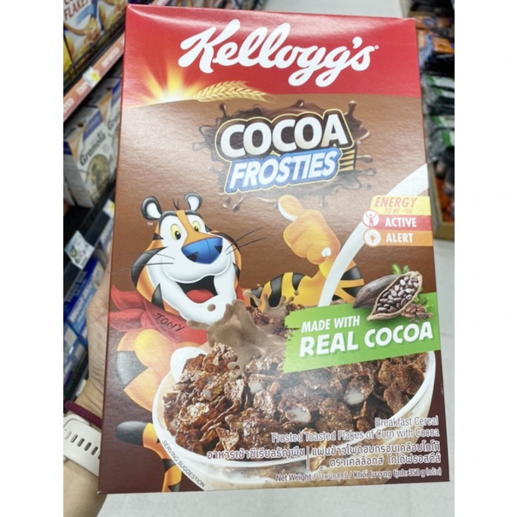 Kelloggs Cereal Cocoa Frosties 350g.