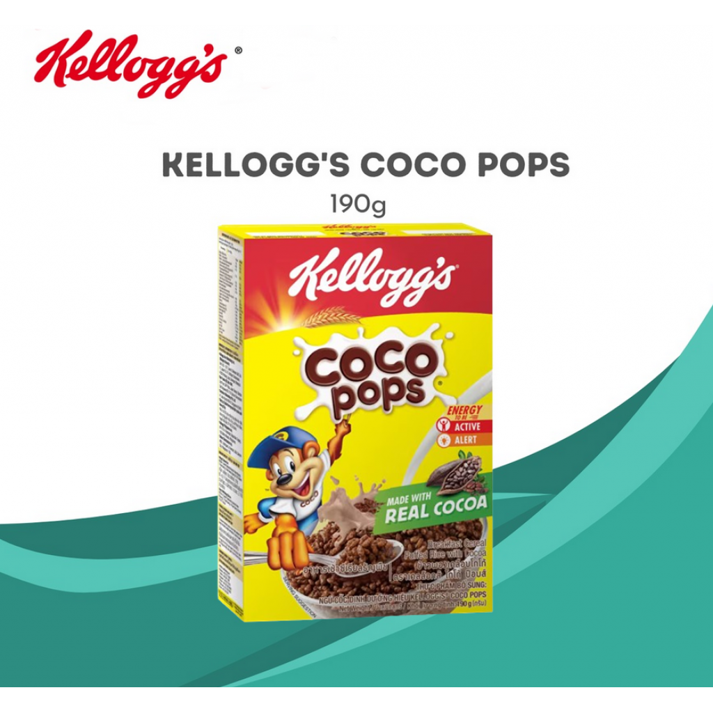 Kelloggs Cereal Coco Pops Crispy 190g.