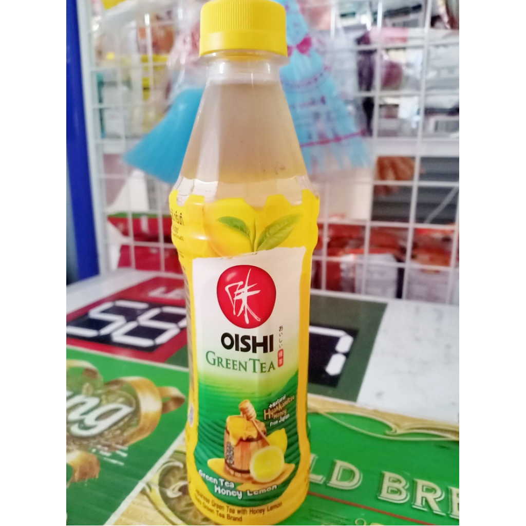 Oishi Green Tea Honey Lemon 380ml.