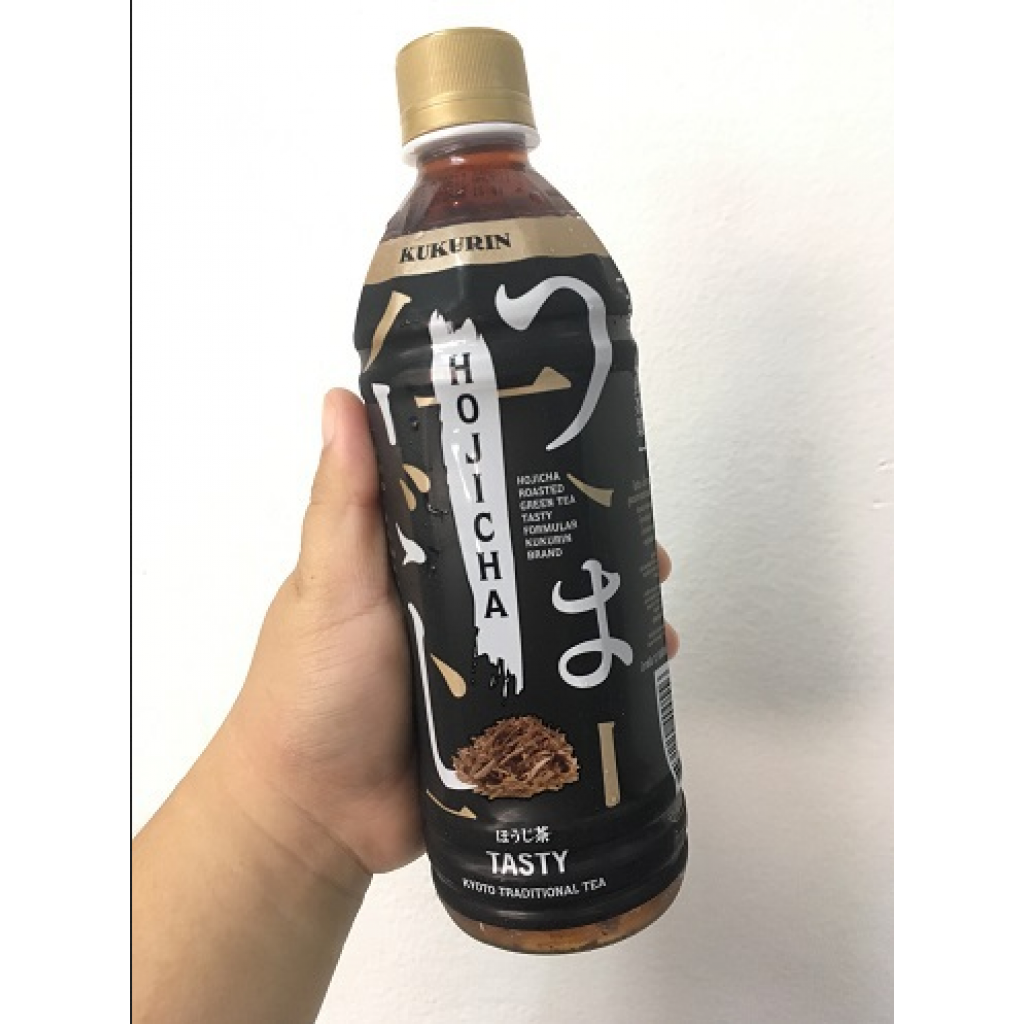 KuKurin Hojicha Roasted Green Tea Tasty Flavour 500ml.