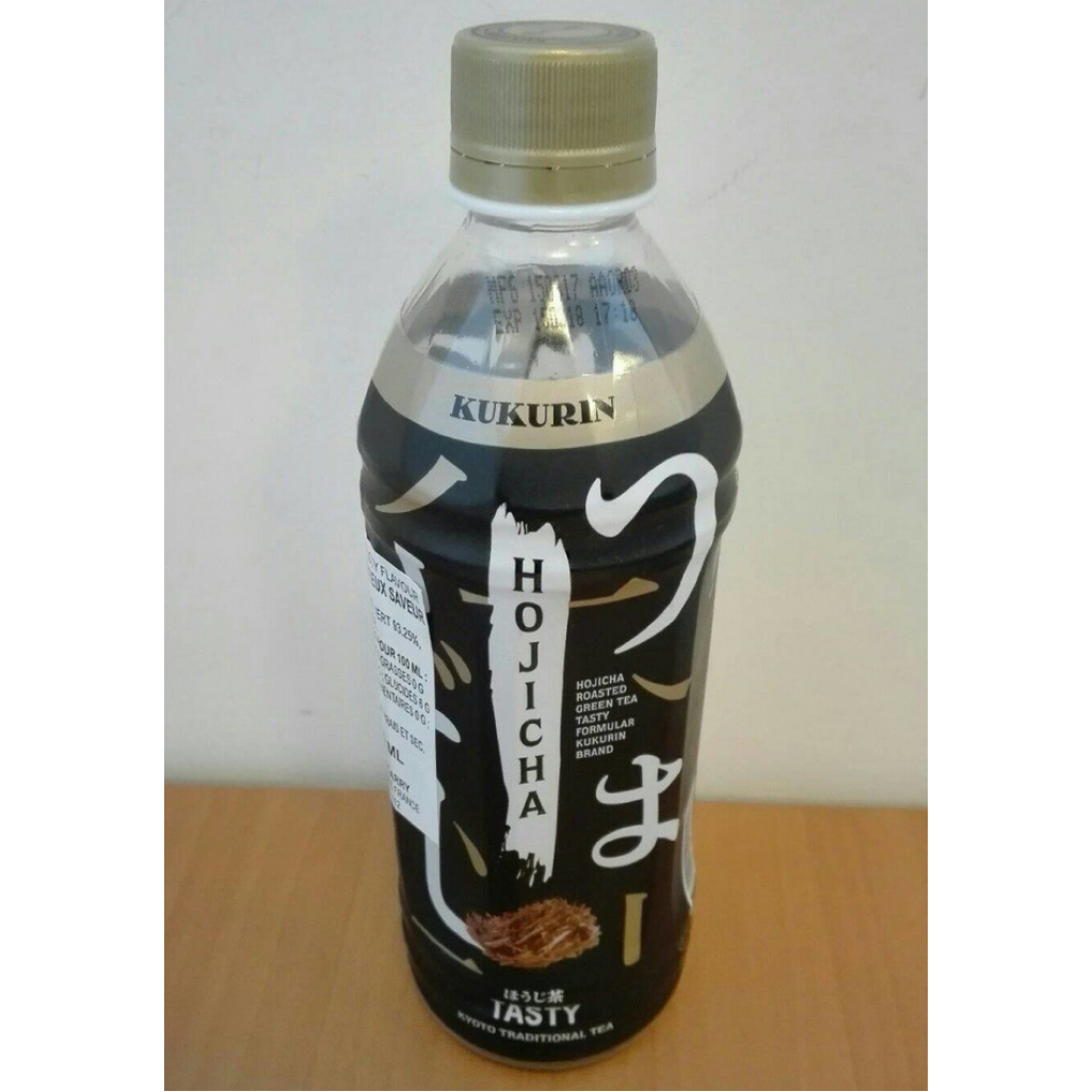 KuKurin Hojicha Roasted Green Tea Tasty Flavour 500ml.