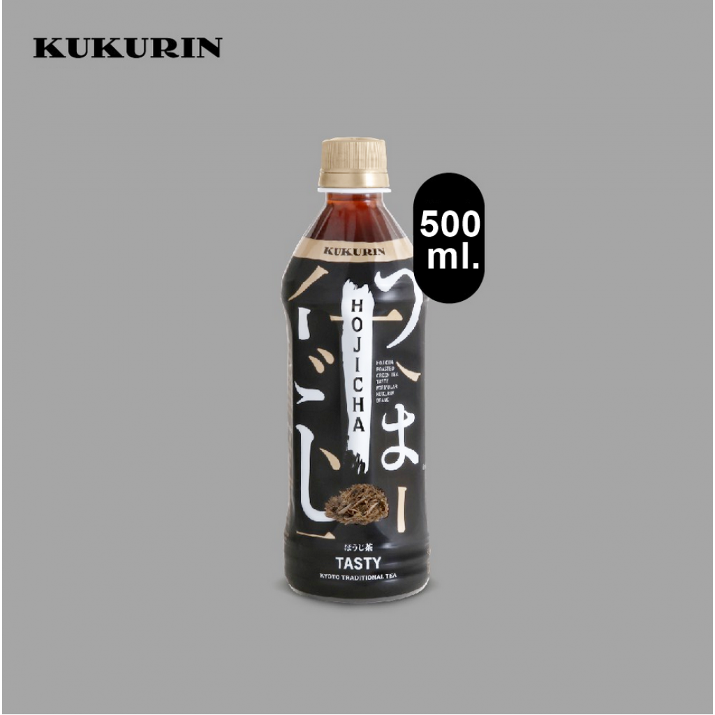 KuKurin Hojicha Roasted Green Tea Tasty Flavour 500ml.