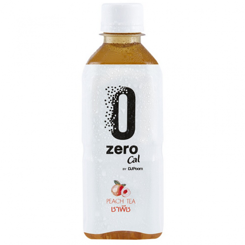 ZeroCal by DJ Poom Peach Tea 350ml.