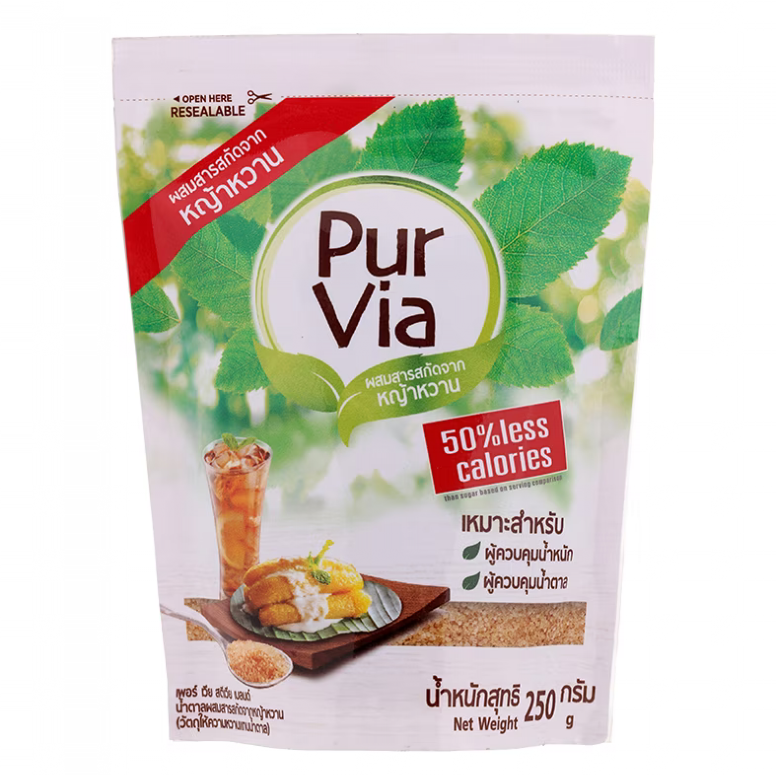 Pur Via Sugar Stevia Blend 250g.