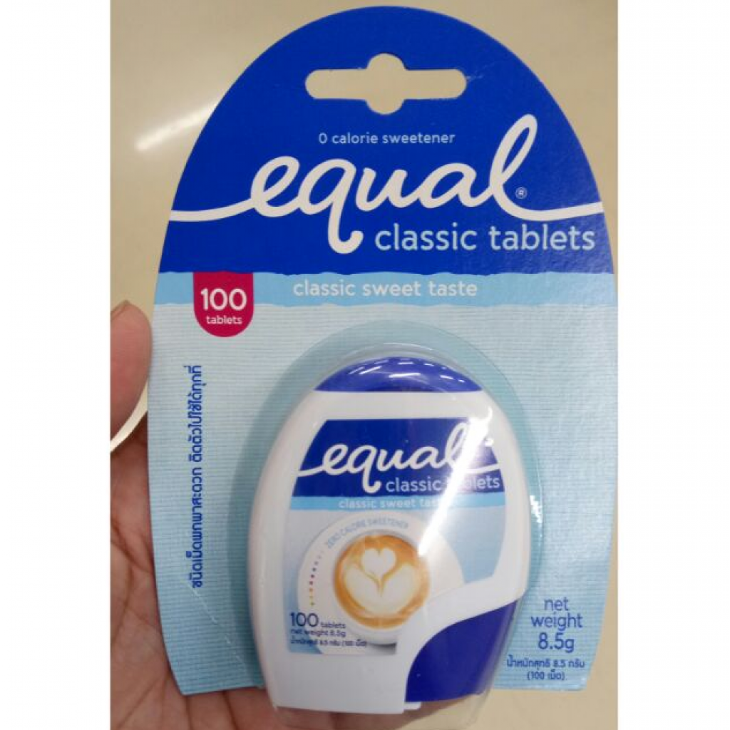 Equal Classic Zero Calorie Sweetener 8.5g. 100pills